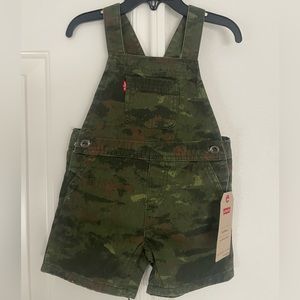 Levi's Camo Toddler Overalls Shorts